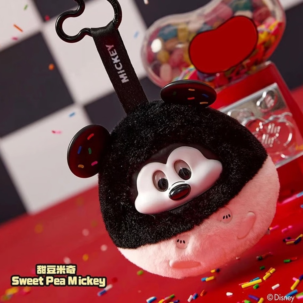 New‎ Miniso Disney Fun Crash Mickey Keychain Series Confirmed Sweet Pea Mickey